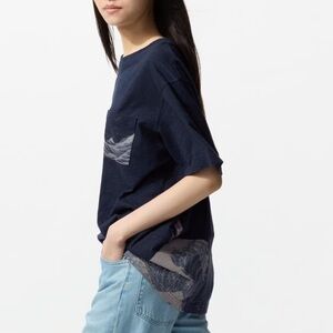 MFA Boston X Uniqlo Japanese Artwork Tee, Hokusai The Great Wave Ukiyo-e UT